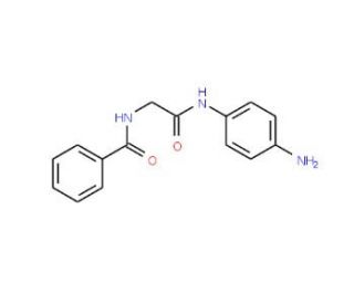 N-[2-(4-Aminoanilino)-2-oxoethyl]-benzenecarboxamide (CAS 108717-59-5) - chemical structure image