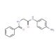 N-[2-(4-Aminoanilino)-2-oxoethyl]-benzenecarboxamide (CAS 108717-59-5) - chemical structure image