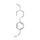 N-{2-[4-(aminomethyl)phenoxy]ethyl}-N,N-diethylamine - chemical structure image