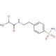 N-{2-[4-(aminosulfonyl)phenyl]ethyl}-2-chloropropanamide - chemical structure image