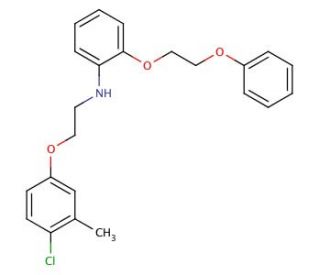 N-[2-(4-Chloro-3-methylphenoxy)ethyl]-2-(2-phenoxyethoxy)aniline - chemical structure image