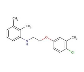 N-[2-(4-Chloro-3-methylphenoxy)ethyl]-2,3-dimethylaniline - chemical structure image