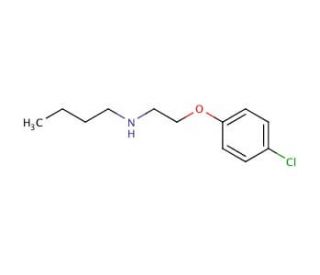 N-[2-(4-Chlorophenoxy)ethyl]-1-butanamine - chemical structure image