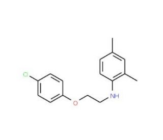 N-[2-(4-Chlorophenoxy)ethyl]-2,4-dimethylaniline - chemical structure image