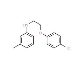 N-[2-(4-Chlorophenoxy)ethyl]-3-methylaniline - chemical structure image