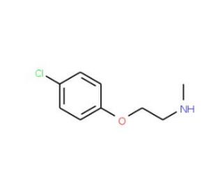 N-[2-(4-chlorophenoxy)ethyl]-N-methylamine (CAS 65686-13-7) - chemical structure image