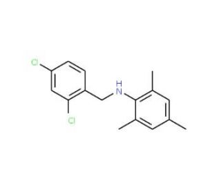 N-(2,4-Dichlorobenzyl)-2,4,6-trimethylaniline - chemical structure image