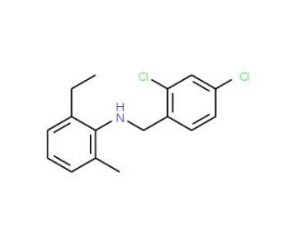 N-(2,4-Dichlorobenzyl)-2-ethyl-6-methylaniline - chemical structure image