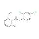 N-(2,4-Dichlorobenzyl)-2-ethyl-6-methylaniline - chemical structure image
