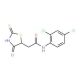 N-(2,4-Dichlorophenyl)-2-(2-mercapto-4-oxo-4,5-dihydro-1,3-thiazol-5-yl)acetamide - chemical structure image