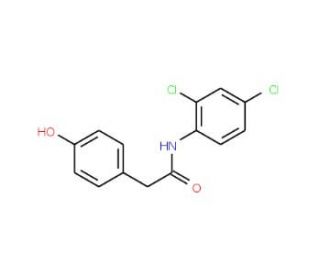 N-(2,4-Dichlorophenyl)-2-(4-hydroxyphenyl)-acetamide - chemical structure image