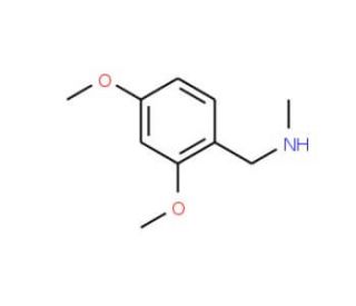 N-(2,4-dimethoxybenzyl)-N-methylamine (CAS 102503-23-1) - chemical structure image