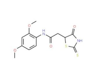 N-(2,4-Dimethoxyphenyl)-2-(2-mercapto-4-oxo-4,5-dihydro-1,3-thiazol-5-yl)acetamide - chemical structure image