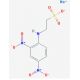 N-(2,4-Dinitrophenyl) taurine sodium salt (CAS 23928-04-3) - chemical structure image