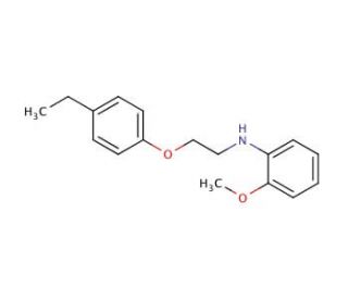 N-[2-(4-Ethylphenoxy)ethyl]-2-methoxyaniline - chemical structure image