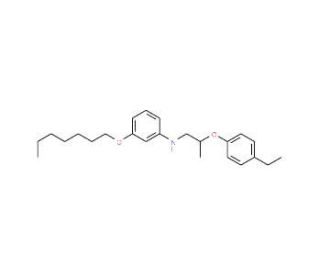 N-[2-(4-Ethylphenoxy)propyl]-3-(heptyloxy)aniline - chemical structure image