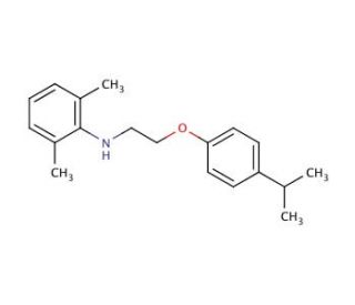 N-[2-(4-Isopropylphenoxy)ethyl]-2,6-dimethylaniline - chemical structure image