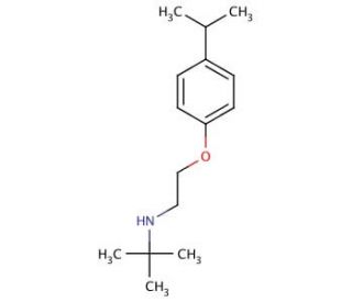 N-[2-(4-Isopropylphenoxy)ethyl]-2-methyl-2-propanamine - chemical structure image