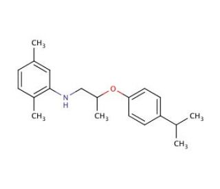 N-[2-(4-Isopropylphenoxy)propyl]-2,5-dimethylaniline - chemical structure image