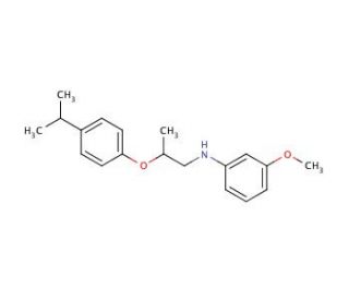 N-[2-(4-Isopropylphenoxy)propyl]-3-methoxyaniline - chemical structure image