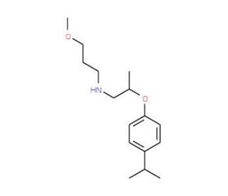 N-[2-(4-Isopropylphenoxy)propyl]-N-(3-methoxypropyl)amine (CAS 1040680-87-2) - chemical structure image
