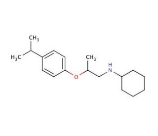 N-[2-(4-Isopropylphenoxy)propyl]cyclohexanamine (CAS 1040680-83-8) - chemical structure image