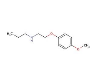 N-[2-(4-Methoxyphenoxy)ethyl]-1-propanamine (CAS 1040314-10-0) - chemical structure image