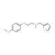 N-[2-(4-Methoxyphenoxy)ethyl]-N-(2-thienylmethyl)amine - chemical structure image