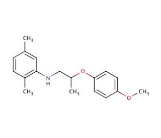 N-[2-(4-Methoxyphenoxy)propyl]-2,5-dimethylaniline - chemical structure image