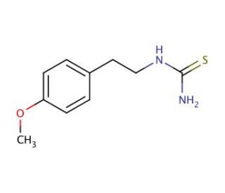 N-[2-(4-methoxyphenyl)ethyl]thiourea - chemical structure image