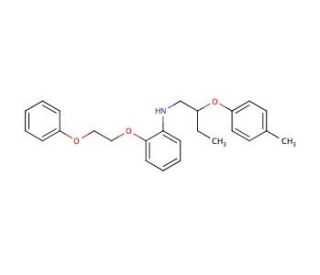 N-[2-(4-Methylphenoxy)butyl]-2-(2-phenoxyethoxy)aniline - chemical structure image