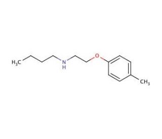 N-[2-(4-Methylphenoxy)ethyl]-1-butanamine - chemical structure image