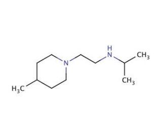 N-[2-(4-Methylpiperidin-1-yl)ethyl]propan-2-amine (CAS 915924-65-1) - chemical structure image