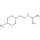 N-[2-(4-Methylpiperidin-1-yl)ethyl]propan-2-amine (CAS 915924-65-1) - chemical structure image