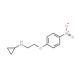 N-(2-(4-Nitrophenoxy)ethyl)cyclopropanamine (CAS 1033201-53-4) - chemical structure image