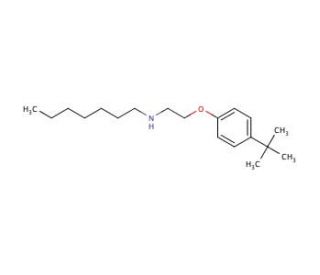 N-{2-[4-(tert-Butyl)phenoxy]ethyl}-1-heptanamine - chemical structure image