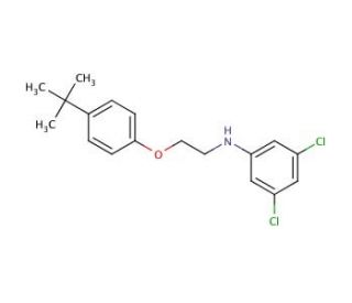 N-{2-[4-(tert-Butyl)phenoxy]ethyl}-3,5-dichloroaniline - chemical structure image