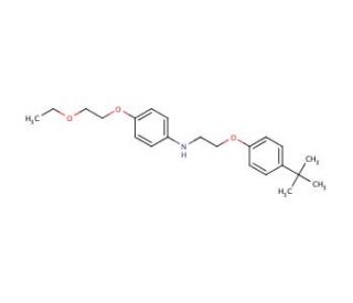 N-{2-[4-(tert-Butyl)phenoxy]ethyl}-4-(2-ethoxyethoxy)aniline - chemical structure image