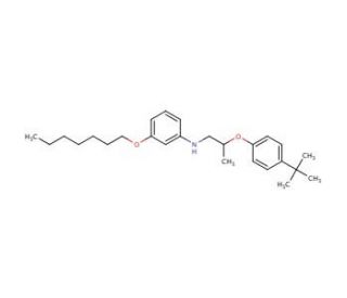 N-{2-[4-(tert-Butyl)phenoxy]propyl}-3-(heptyloxy)aniline - chemical structure image