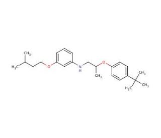 N-{2-[4-(tert-Butyl)phenoxy]propyl}-3-(isopentyloxy)aniline - chemical structure image