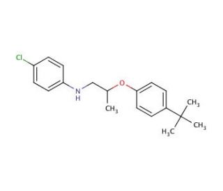 N-{2-[4-(tert-Butyl)phenoxy]propyl}-4-chloroaniline - chemical structure image