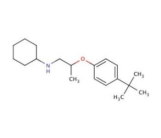 N-{2-[4-(tert-Butyl)phenoxy]propyl}cyclohexanamine - chemical structure image