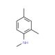 N,2,4-Trimethylaniline (CAS 13021-13-1) - chemical structure image
