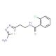 N-[2-(5-amino-1,3,4-thiadiazol-2-yl)ethyl]-2-chlorobenzamide - chemical structure image