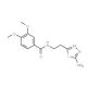 N-[2-(5-amino-1,3,4-thiadiazol-2-yl)ethyl]-3,4-dimethoxybenzamide - chemical structure image