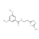 N-[2-(5-amino-1,3,4-thiadiazol-2-yl)ethyl]-3,5-dimethoxybenzamide - chemical structure image