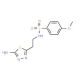N-[2-(5-amino-1,3,4-thiadiazol-2-yl)ethyl]-4-methoxybenzenesulfonamide - chemical structure image