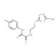 N-{2-[(5-amino-1,3,4-thiadiazol-2-yl)thio]ethyl}-N′-(4-methylphenyl)ethanediamide - chemical structure image