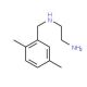 N-(2,5-Dimethylbenzyl)ethane-1,2-diamine (CAS 953072-19-0) - chemical structure image