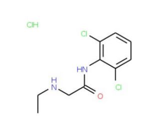 N-(2,6-dichlorophenyl)-2-(ethylamino)acetamide hydrochloride - chemical structure image